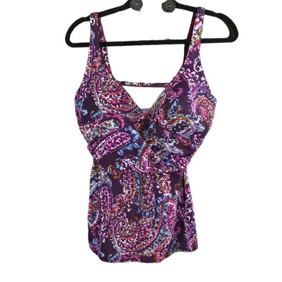 LANDS’ End Tankini EUC 14 - Picture 1 of 14